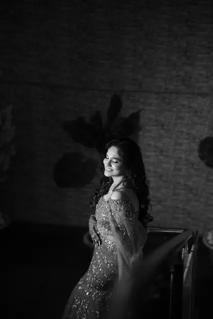 Bride photography at an engagement in Lucknow by EDP Studio