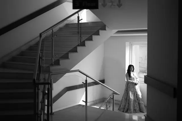 Bride photography at an engagement in Lucknow by EDP Studio