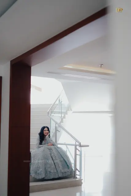 Bride photography at an engagement in Lucknow by EDP Studio