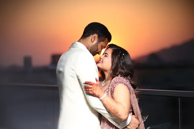 Candid engagement couple moment by EDP Studio Lucknow