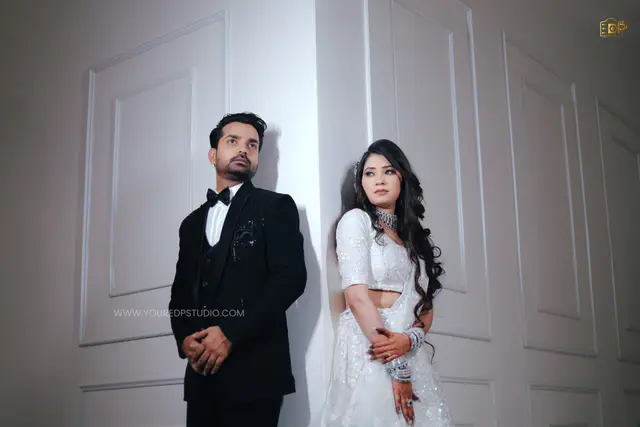 Candid engagement couple moment by EDP Studio Lucknow