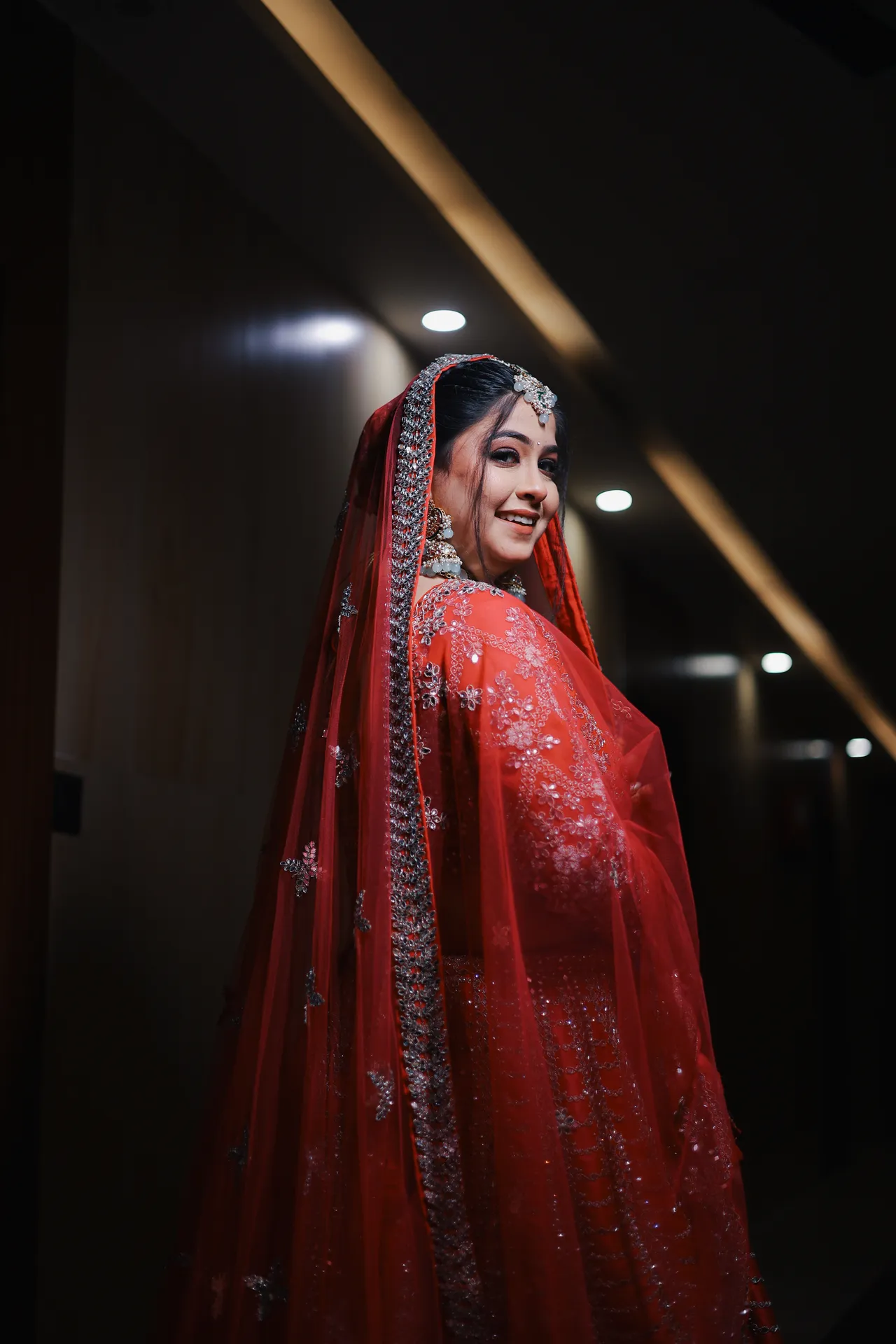 Editorial bridal photography during a Lucknow wedding by EDP Studio