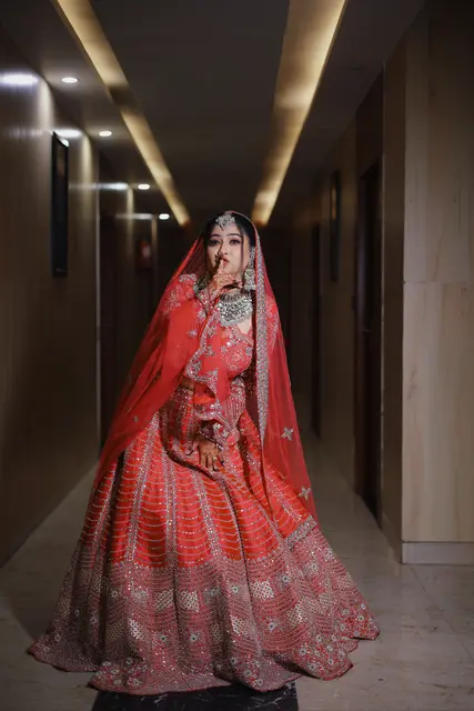 Candid bride moment photographed by EDP Studio Lucknow