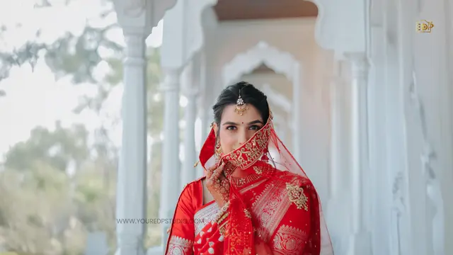 Bridal photography during a Lucknow wedding by EDP Studio