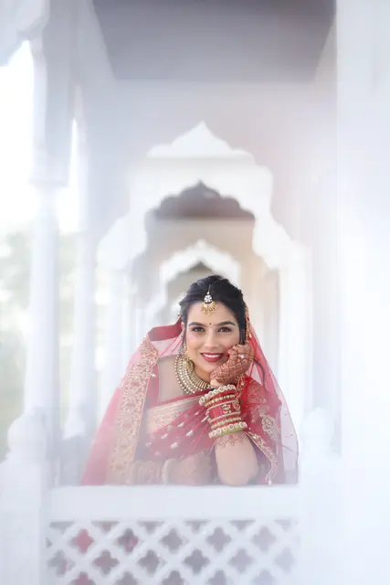 Bridal photography during a Lucknow wedding by EDP Studio