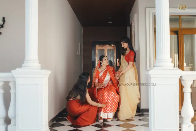Editorial bridal portrait during a wedding by EDP Studio