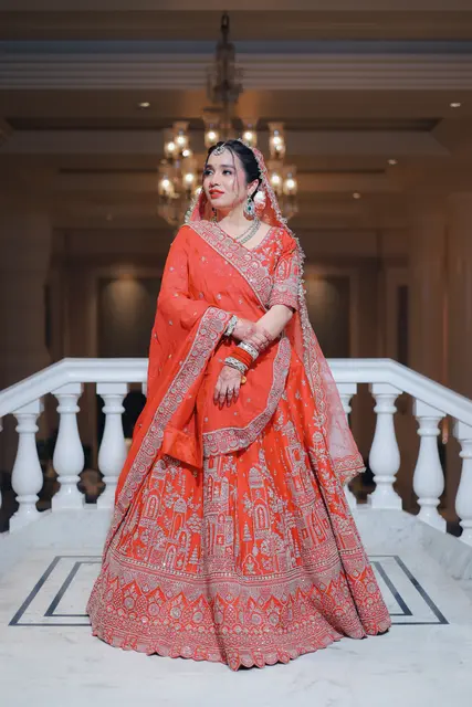 Candid bride moment photographed by EDP Studio Lucknow