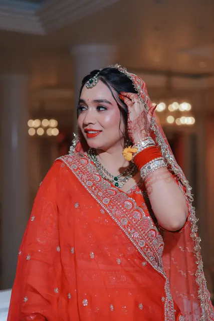 Bridal photography during a Lucknow wedding by EDP Studio