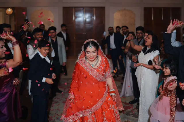 Candid bride moment photographed by EDP Studio Lucknow