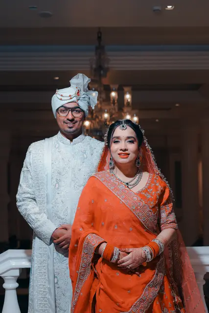 Cinematic wedding couple portrait by EDP Studio, Lucknow