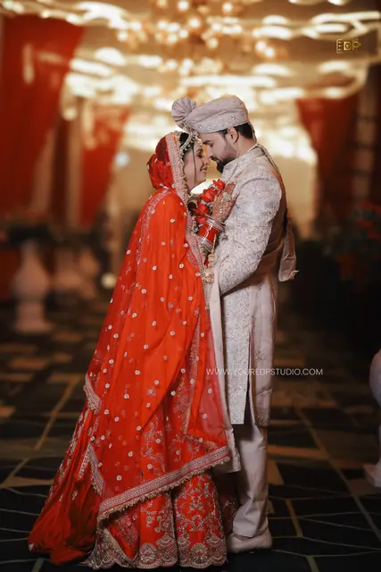 Cinematic wedding couple portrait by EDP Studio, Lucknow