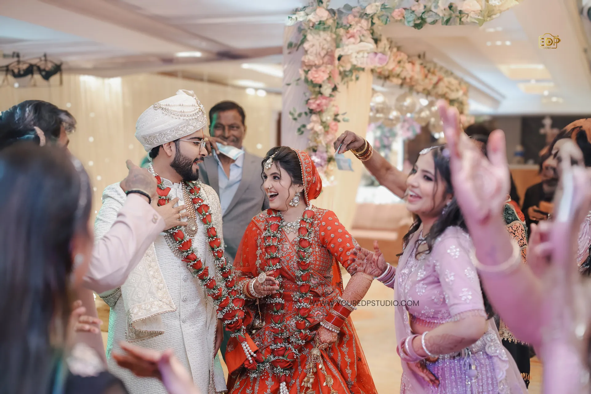 Sangeet night photography at a Lucknow wedding